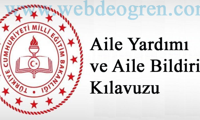 Aile Yardımı ve Aile Bildirim Kılavuzu