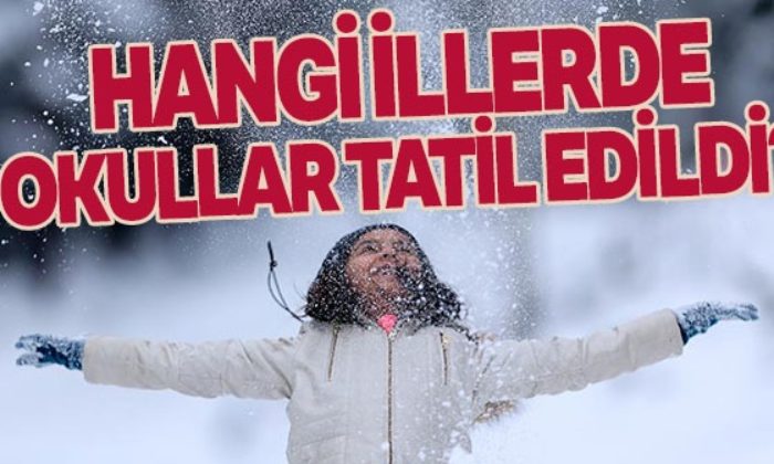 13 Şubat Perşembe Günü Eğitime Ara Verilen İl ve İlçeler