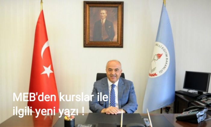 MEB’den Kurslar ile ilgili Yeni Yazı Gönderdi.