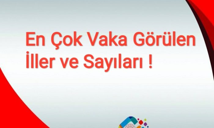 En Çok Vaka Görülen İller !