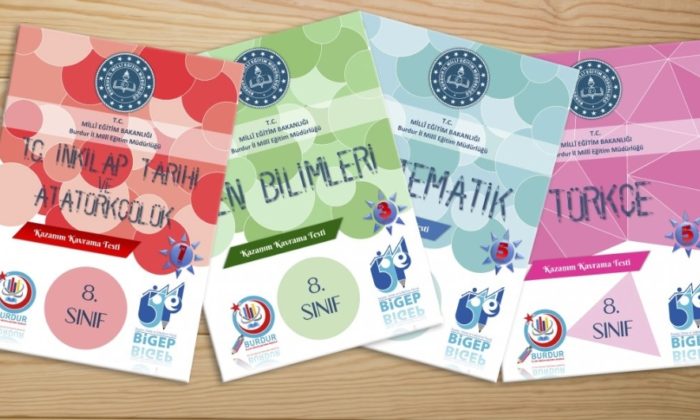 Burdur İl Milli Eğitim Müdürlüğünce Hazırlanan 8. Sınıf Kazanım Kavrama Testleri