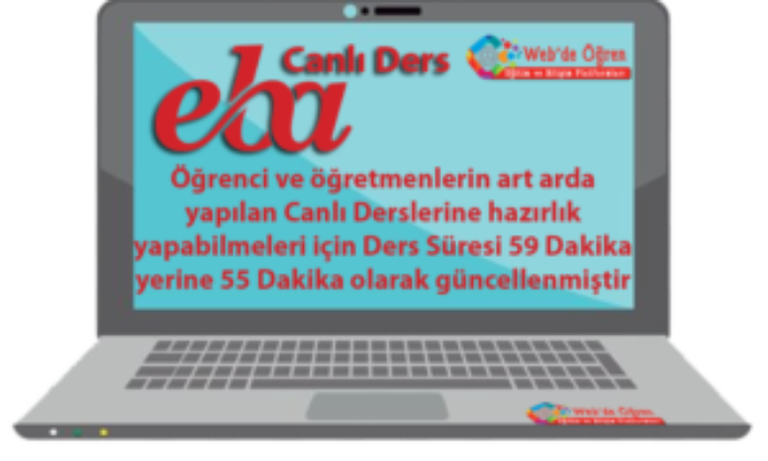 EBA Canlı Ders Süreleri Güncellendi