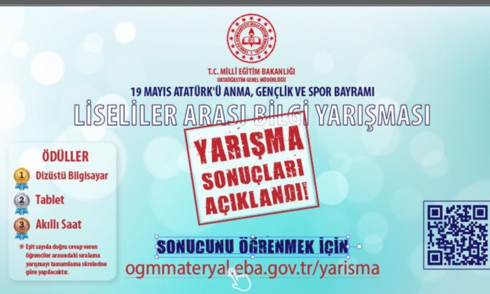 Yarışma Sonuçları Açıklandı