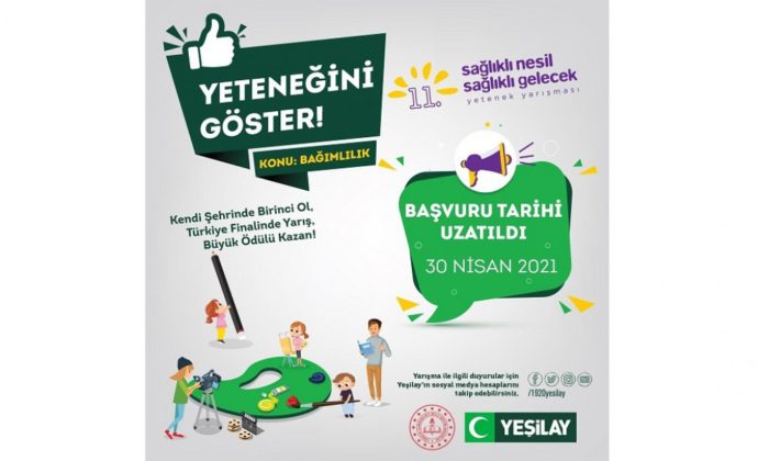 Sağlıklı Nesil Sağlıklı Gelecek Yarışmasının Başvuru Tarihi Uzatıldı
