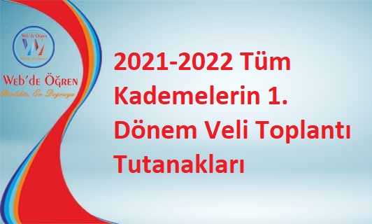 2021 2022 Tüm Kademelerde 2 Dönem Öğretmenler Kurulu Toplantı