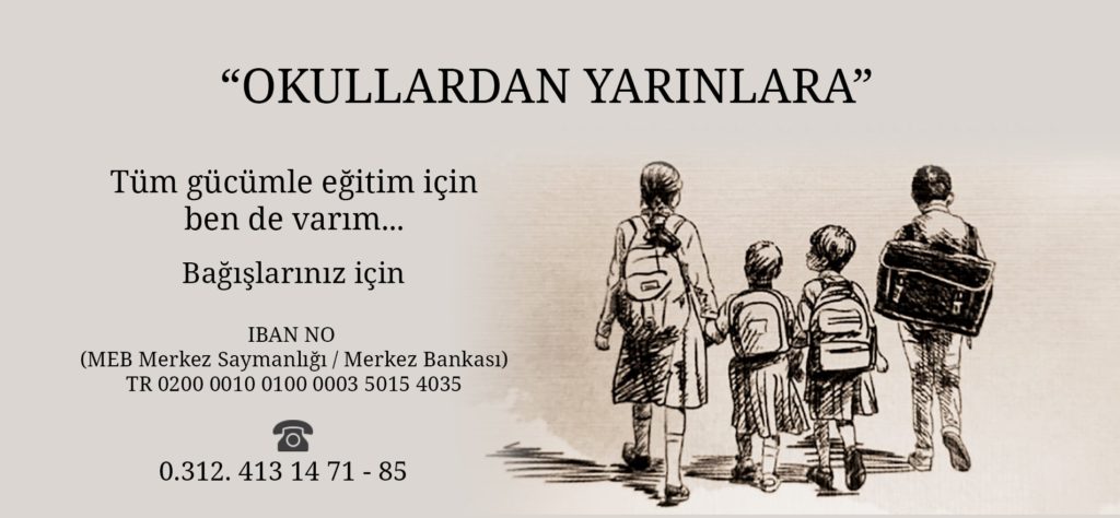 13 Bin Yeni Okul Binası İçin Bağış Kampanyası