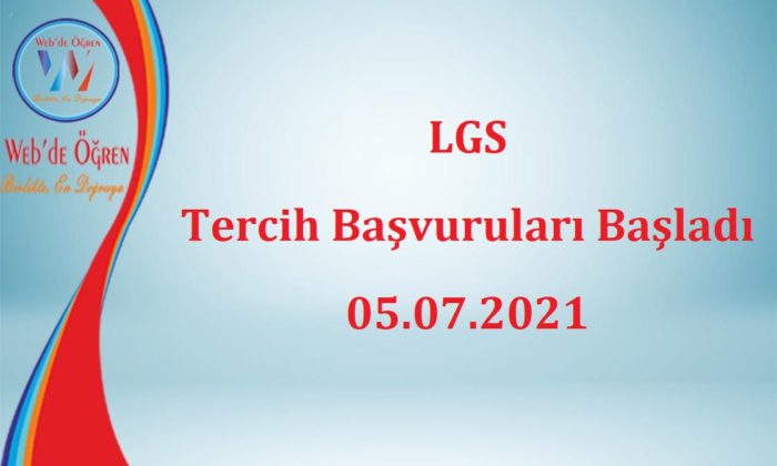 LGS Tercih Başvuruları Başladı