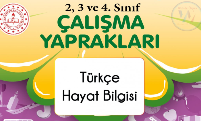 Ölçme, Değerlendirme ve Sınav Hizmetleri Genel Müdürlüğü 2, 3 ve 4. Sınıf Çalışma Yaprakları Yayımlandı (Mart 2022)