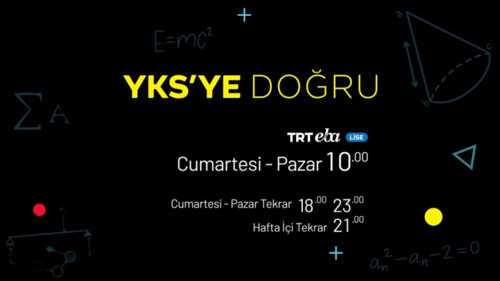TRT İŞ BİRLİĞİ İLE ÇEKİMLERİ GERÇEKLEŞTİRİLEN YKS’YE DOĞRU PROGRAMI BAŞLIYOR
