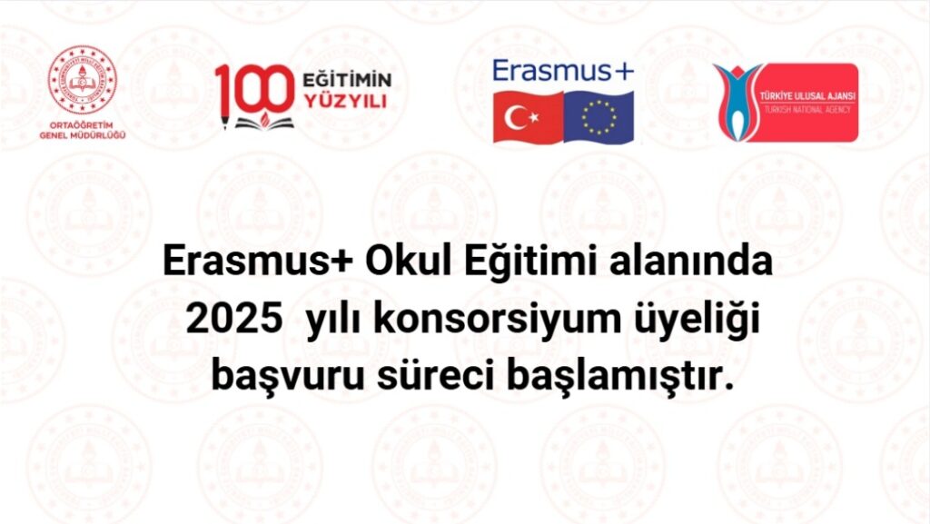 Ab Erasmus+ Okul Eğitimi Alanında 2025 Yılı Konsorsiyum Üye Okul Seçim Süreci Başladı