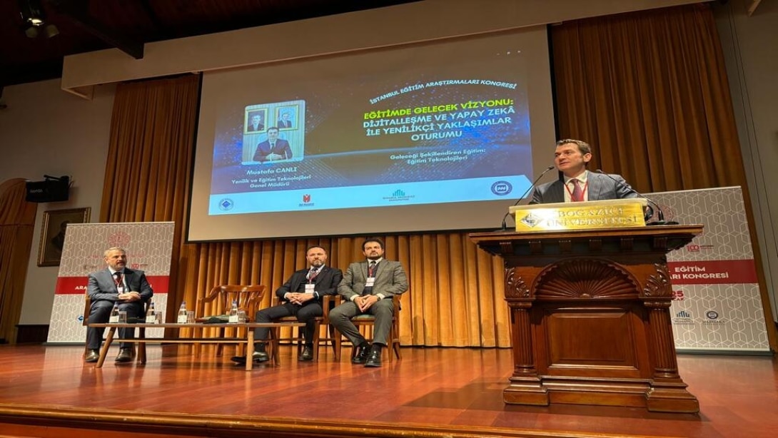GENEL MÜDÜR MUSTAFA CANLI, İSTANBUL EĞİTİM ARAŞTIRMALARI KONGRESİ