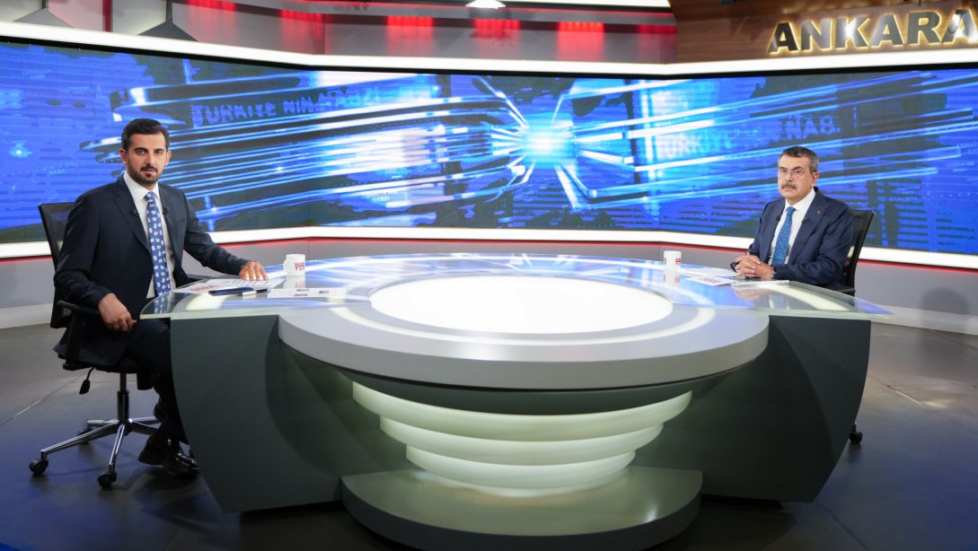 BAKAN YUSUF TEKİN, HABERTÜRK CANLI YAYININDA EĞİTİM GÜNDEMİNİ DEĞERLENDİRDİ