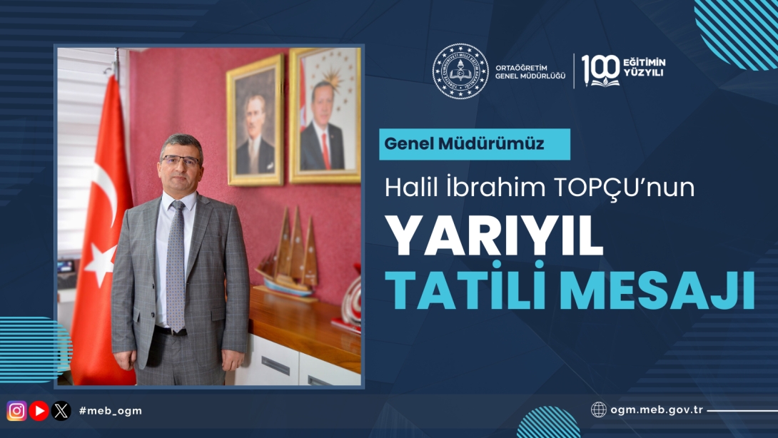 GENEL MÜDÜRÜMÜZ HALİL İBRAHİM TOPÇU