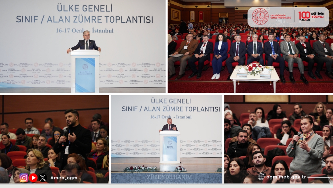 ÜLKE SINIF/ALAN ZÜMRE TOPLANTISI İSTANBUL