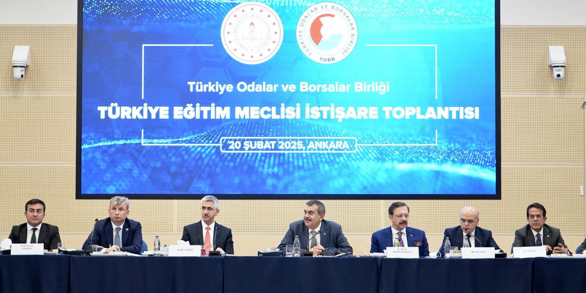 BAKAN TEKİN, TOBB TÜRKİYE EĞİTİM MECLİSİ İSTİŞARE TOPLANTISI