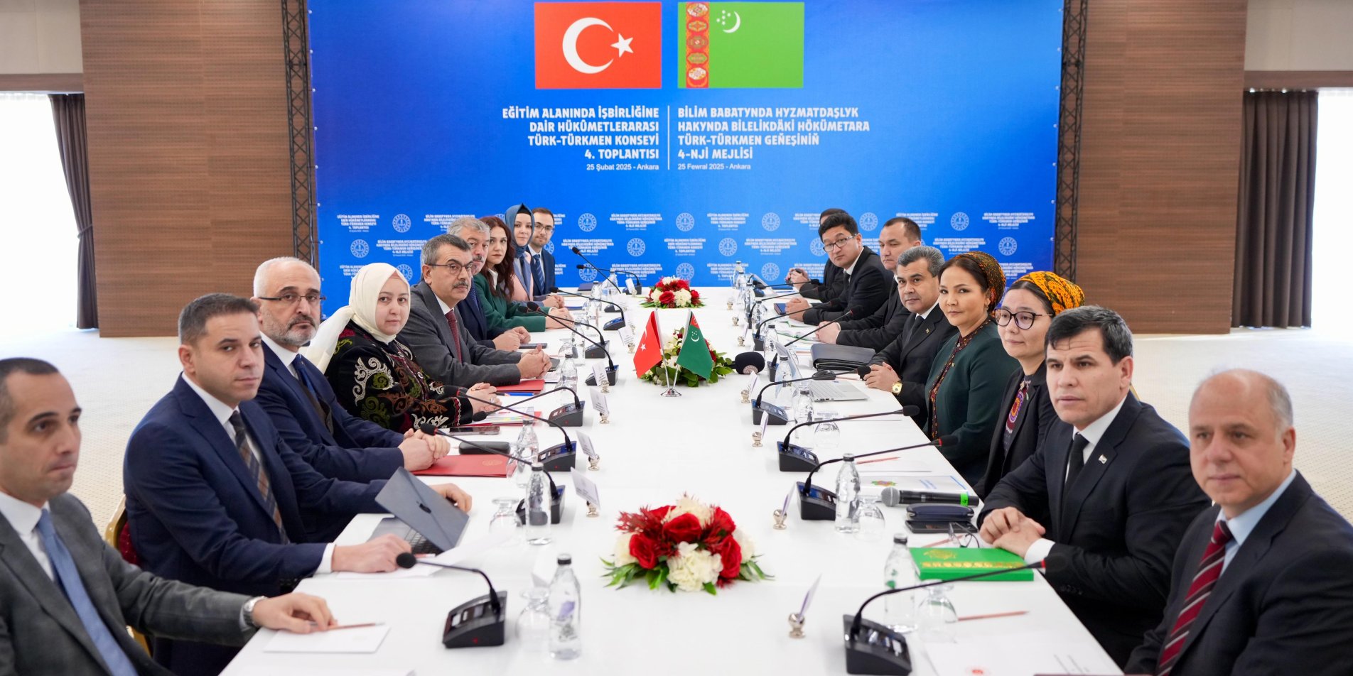 MİLLÎ EĞİTİM BAKANI TEKİN VE TÜRKMENİSTAN EĞİTİM BAKANI GURBANGELDİYEV BAŞKANLIĞINDA, TÜRK-TÜRKMEN KONSEYİ 4. TOPLANTISI GERÇEKLEŞTİRİLDİ