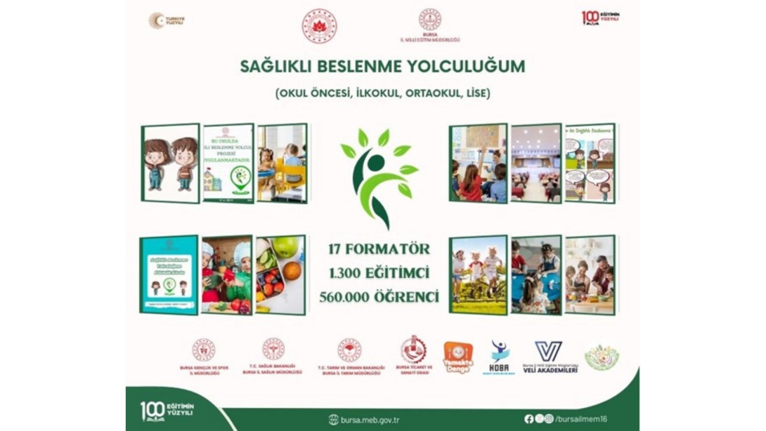 Türkiye'nin En Kapsamlı Sağlıklı Beslenme ve Hareketli Yaşam Projesi Bursa'da Hayata Geçiyor!
