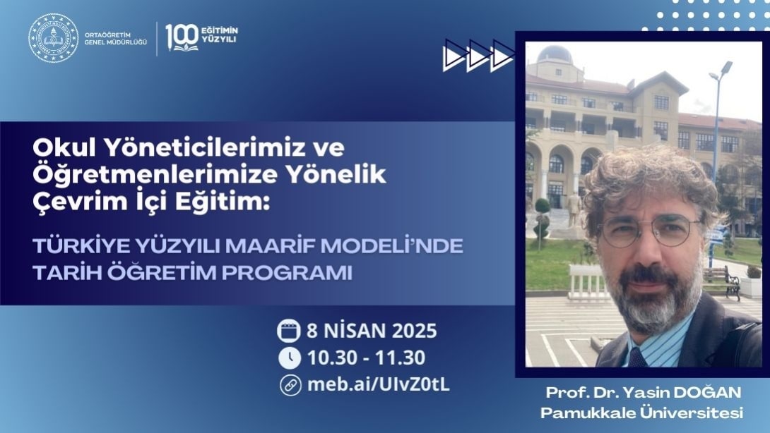 UZAKTAN HİZMET İÇİ EĞİTİM YAPILDI