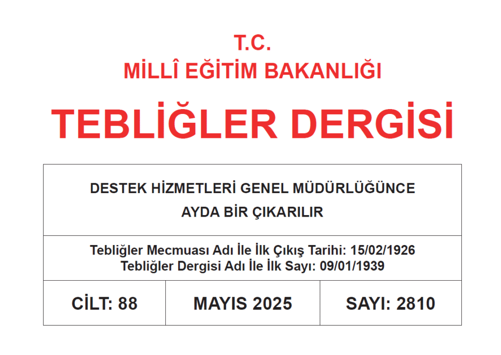 2025 Mayıs Ayı Tebliğler Dergisi Yayımlandı 12.05.2025