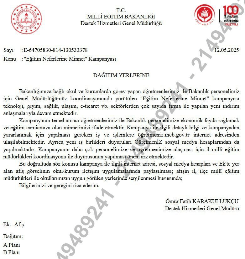 Öğretmenlere Özel İndirimler Devam Ediyor