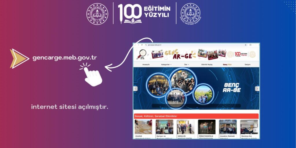 Genç Ar-Ge İnternet Sitesi Erişime Açıldı
