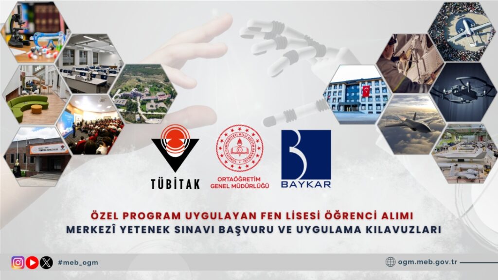 Baykar Fen Lisesi İle Tübitak Fen Lisesine Yetenek Giriş Sınavı Başvuruları Başladı