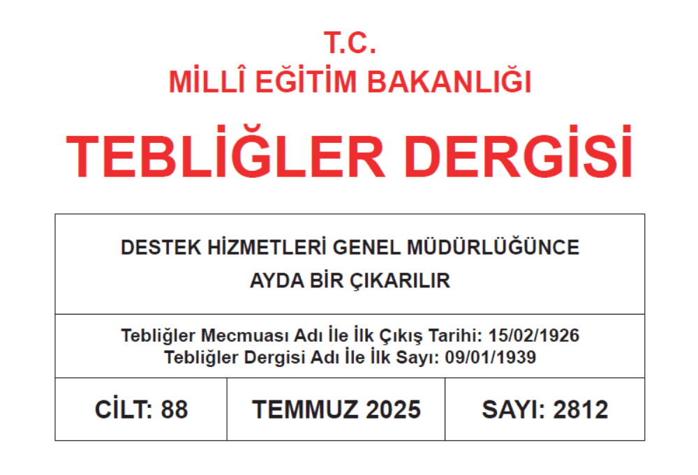 2025 Temmuz Ayı Tebliğler Dergisi Yayımlandı 10.07.2025