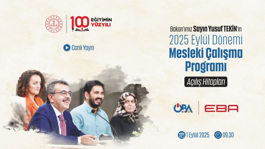 Bakan Tekin; Canlı Yayında Öğretmenlere Hitap Edecek